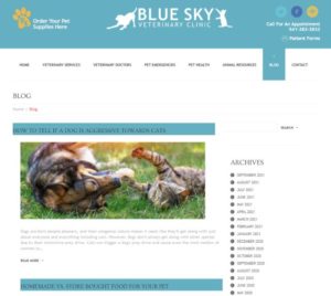 Blue Sky Veterinary Clinic Blog