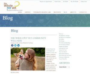 The Whole Pet Vet Blog