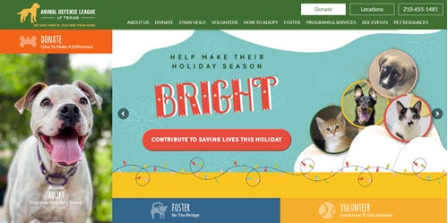Animal Defense League of Texas Paul Jolly Center for Pet Adoptions