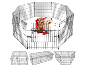 Freestanding Foldable wire Dog Fence