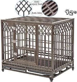 Smonther Heavy Duty Dog Crate